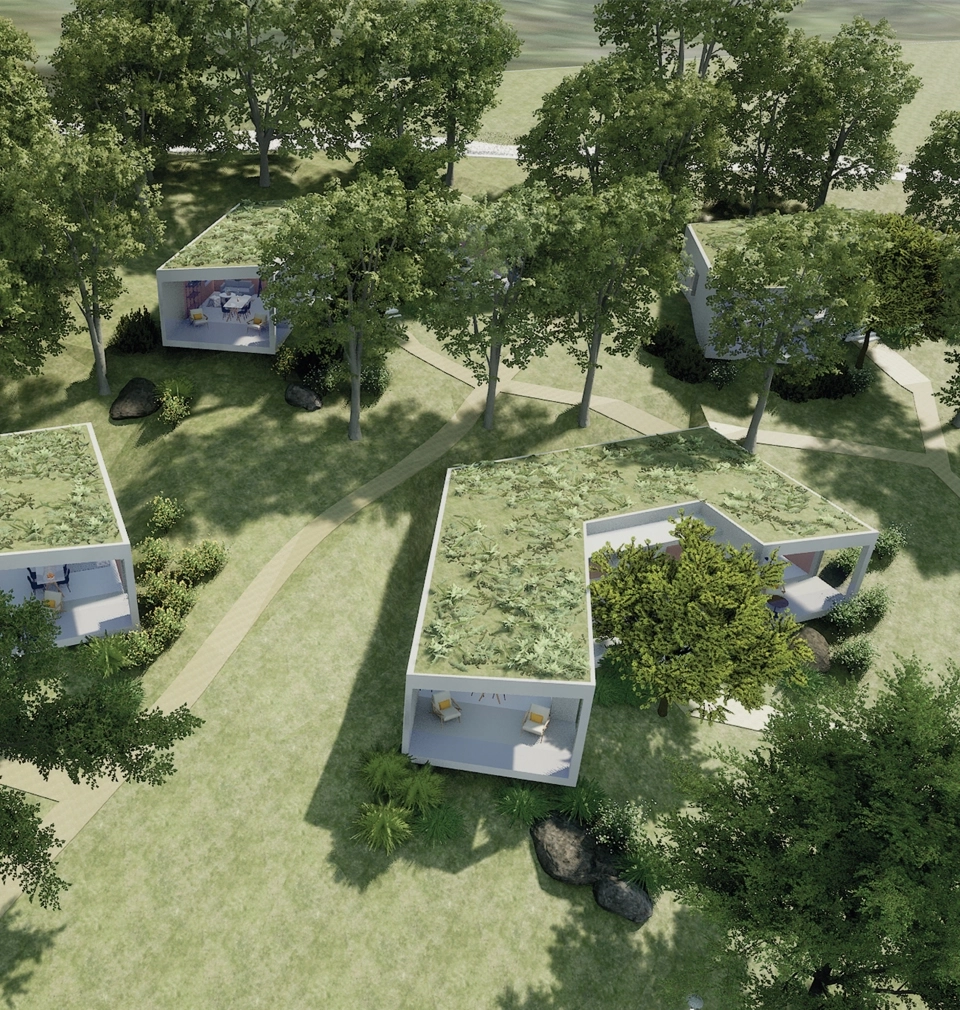 Areál Vojenské zotavovny Dyje na Vranovské přehradě