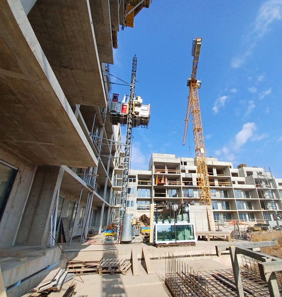 Na projektu Kolbenova Park byl dosažen důležitý milník – hrubá stavba je hotová