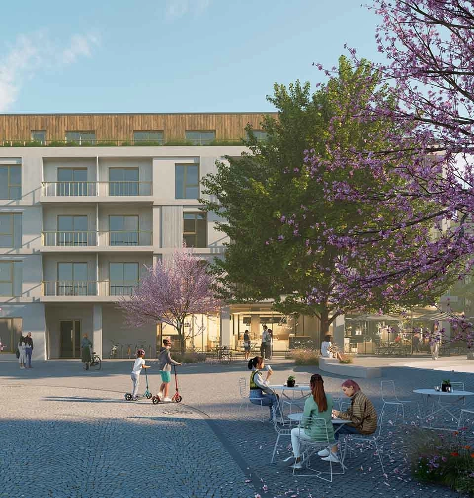 Nové centrum Jesenice: návrh moderní a udržitelné čtvrti